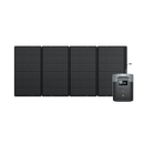 Centrale électrique EcoFlow Delta 2 Max et son panneau photovoltaïque EcoFlow 400watts pour alimenter en énergie son Camping Car