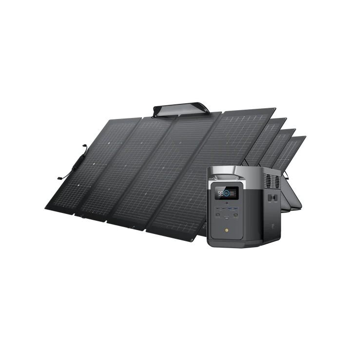 EcoFlow DELTA Max 2000 + Panneau solaire bifacial 220 W