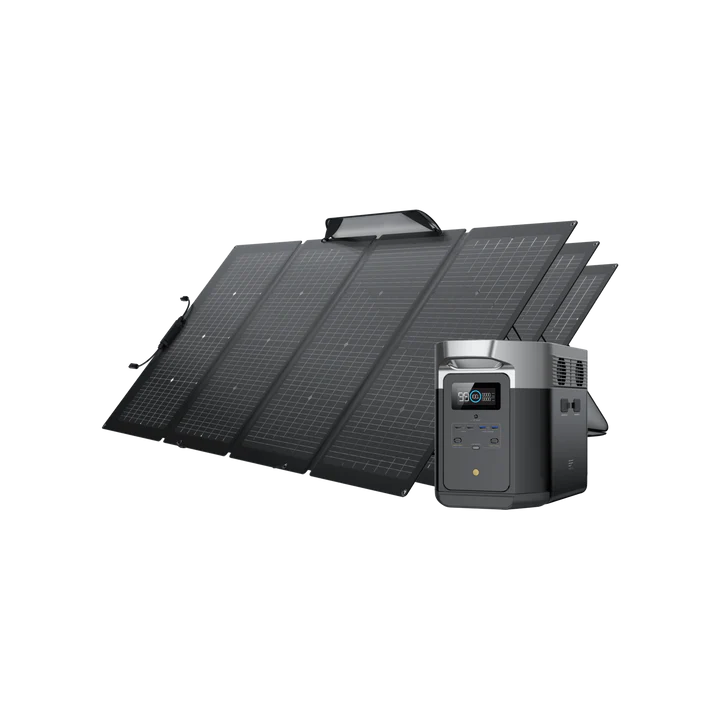 EcoFlow DELTA Max 2000 + Panneau solaire bifacial 220 W