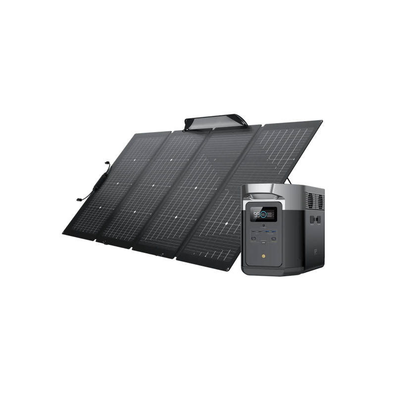 EcoFlow DELTA Max 2000 + Panneau solaire bifacial 220 W