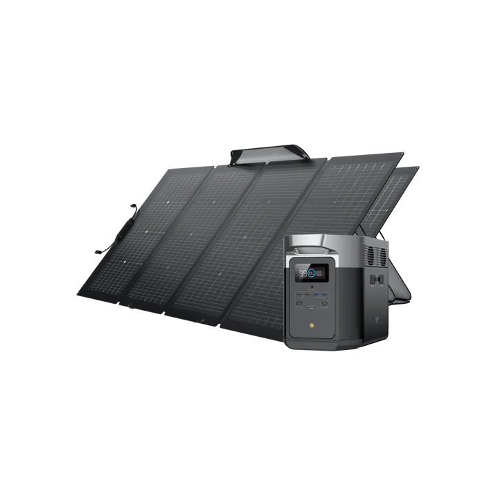 EcoFlow DELTA Max 2000 + Panneau solaire bifacial 220 W