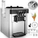VEVOR Machine à Crème de Table Sorbetière à Glace 20-28 L/h 3 Saveurs 2200 W