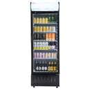VEVOR Réfrigerateur à Boissons Frigo Vitrine Commercial 345 L 0-10 ℃ 5 Étagères